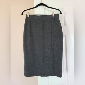 Liz claiborne size small tall dark grey pencil skirt knee length